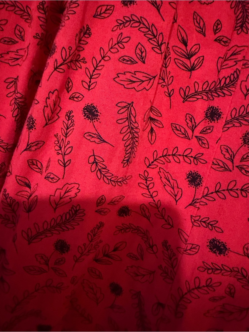 Universal Threads Dark pink Button-Front Midi dress with Floral Print XL - Picture 4 of 6